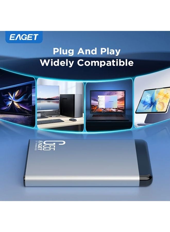 Eaget G55 500GB Portable External Hard Drive Mechanical Storage Backup Compatible with Laptops - Image 3